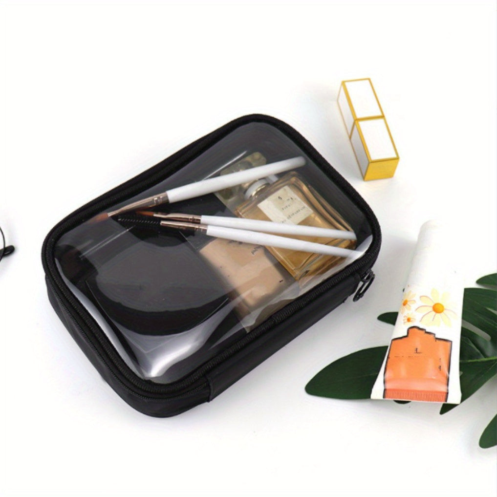 Waterproof Transparent Cosmetic Bag Women Make Up Case Travel Zipper