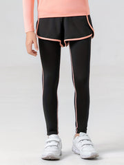 Girls Base Layer Yoga Pants Soft Comfortable Leggings For Kids