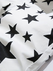 Men's Star Pattern Denim Shorts - Casual Street Style