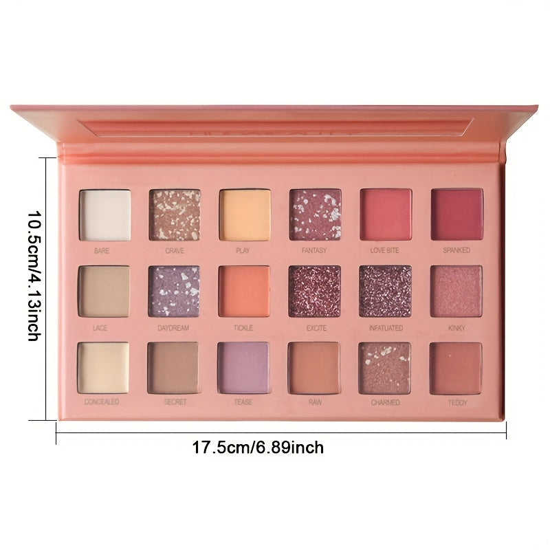 Desert Rose Eyeshadow Palette - 18 Colors Multicolor Makeup