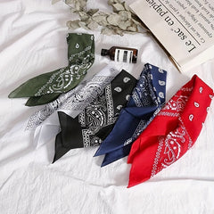Cashew Flower Square Scarf Hiphop Hairband Bandana