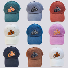 Colorful Baseball Cap Unisex Funny Letter Candy Sun Hat Women Men's Big Head Cir