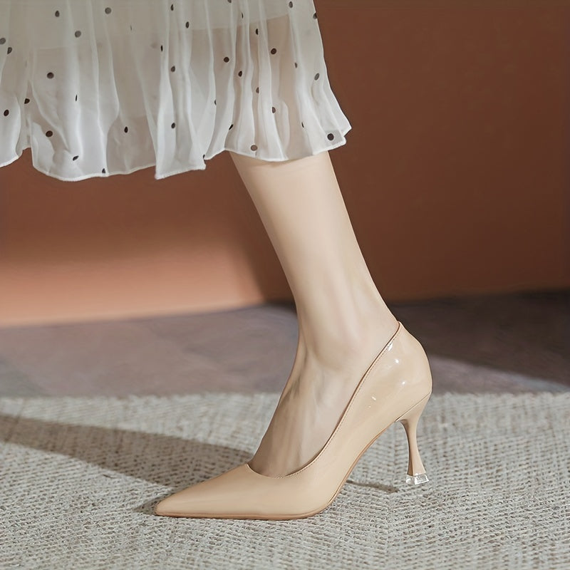 Women's Nude Stiletto Heels Shoes