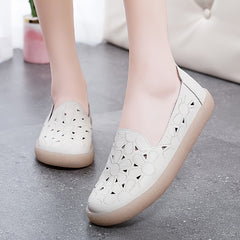 Women's Floral Slip On Loafers Walking Shoes