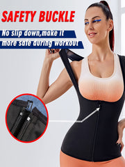 Wide Strap Tank Top Waist Trainer Sports Vest Women's Activewear