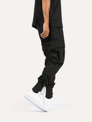 Men's Loose Cargo Pants Hip Pop Style Casual Outdoor Work Trousers
