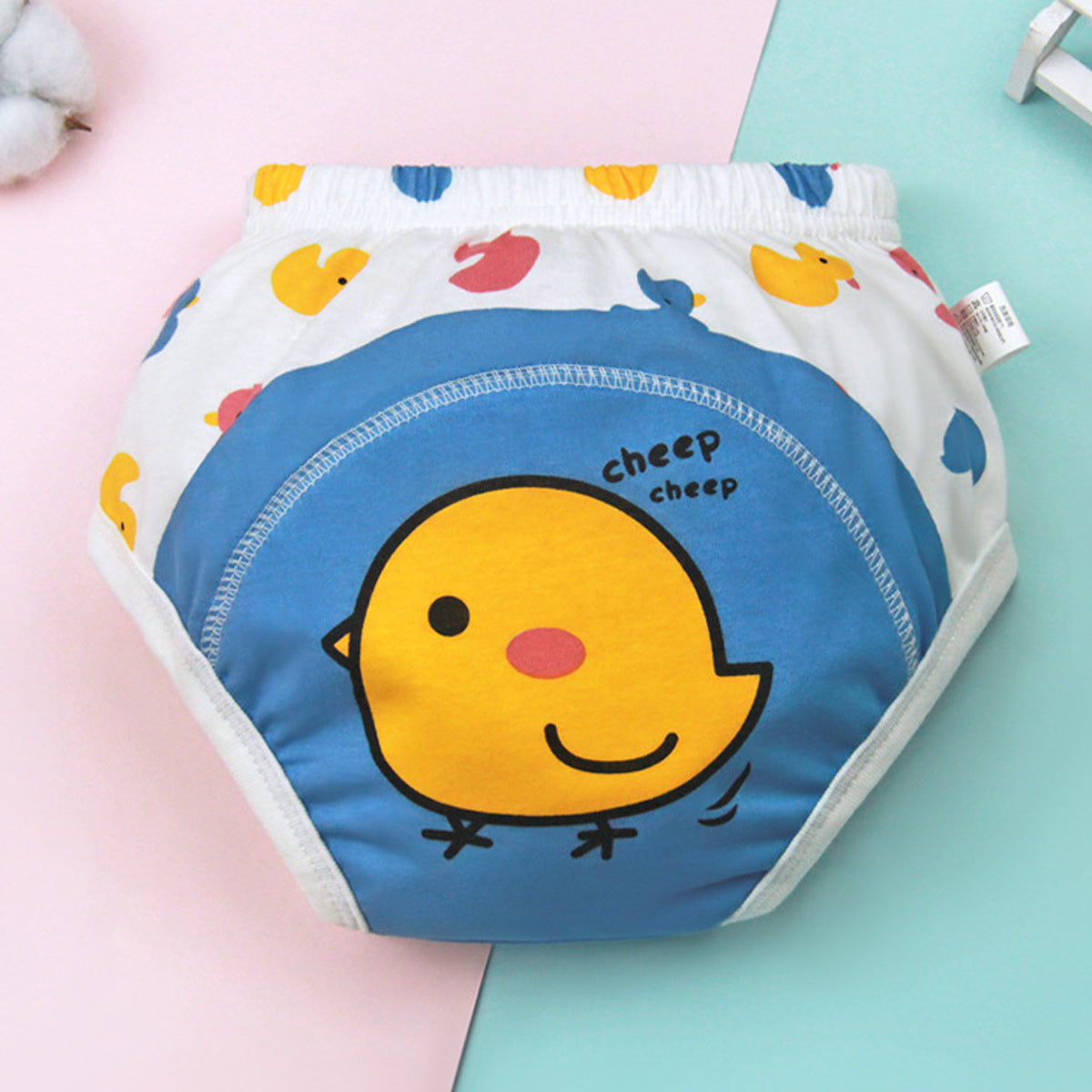 Cartoon Baby Pants Waterproof Leak Proof Diapers for Learning Comfort