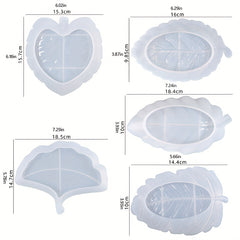 Leaf Tray Resin Molds Silicone Ashtray DIY Decor