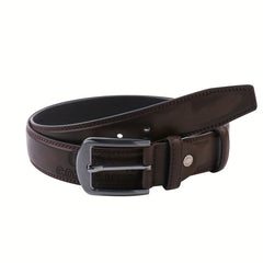 CU Pin Buckle Men's Leather Belt Business Casual Belt