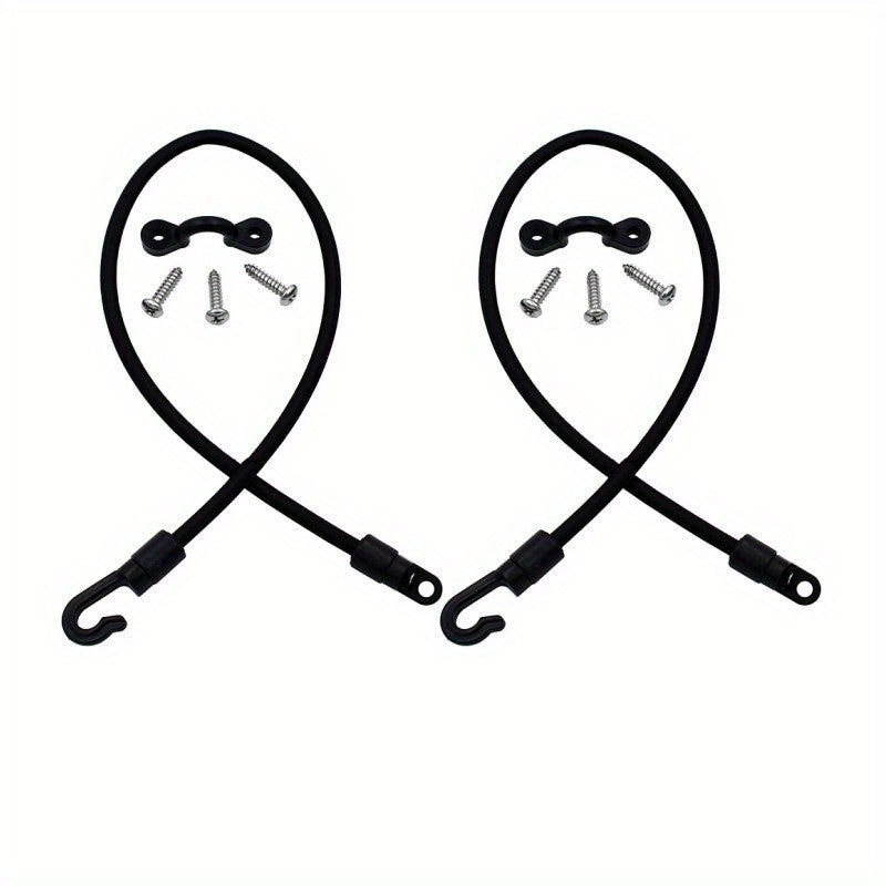 Rod Tamer Deck Mount Rod Straps - Secure Fishing Gear with Bungee Cord