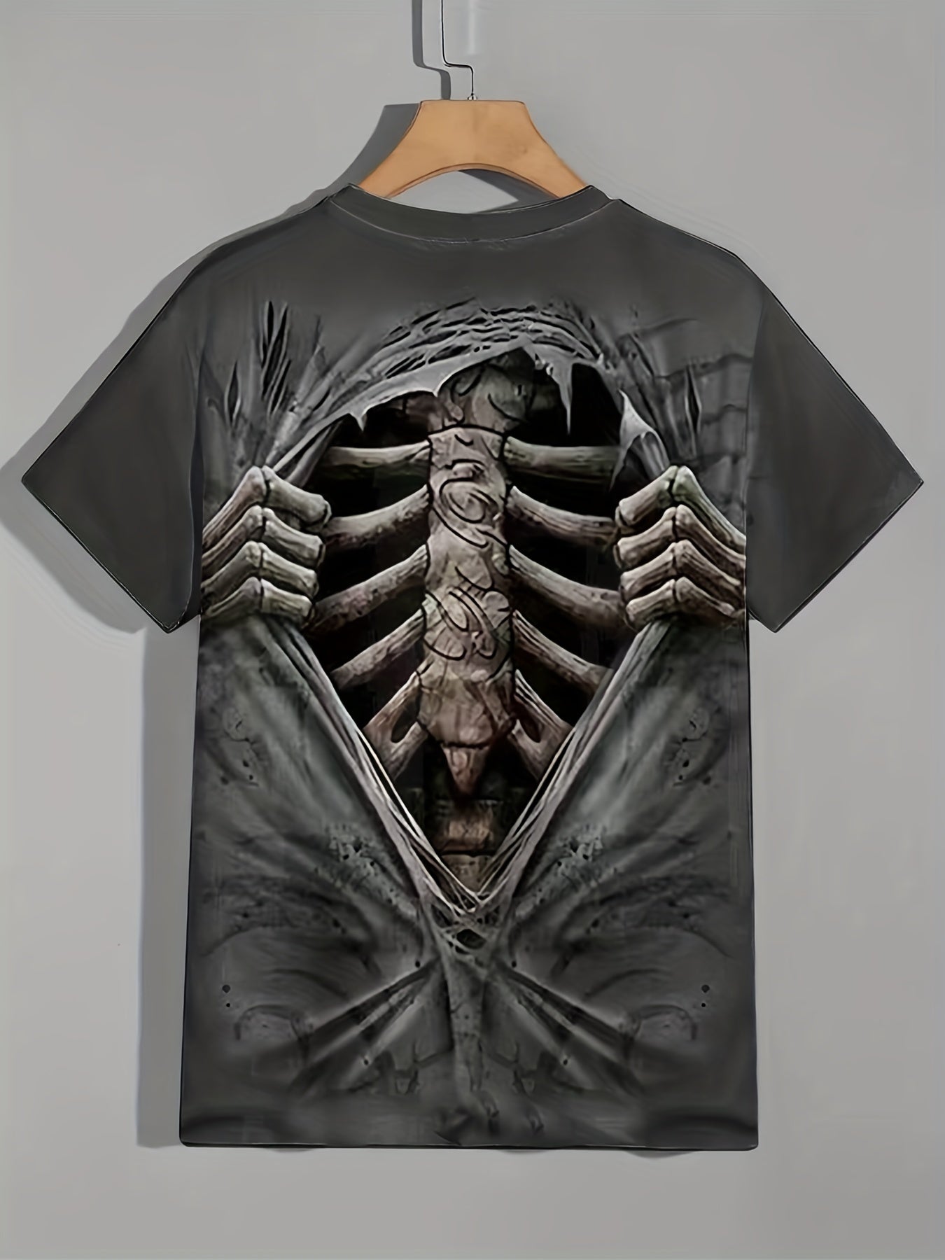 Men's Skeleton T Shirt for Summer Outdoor Activities