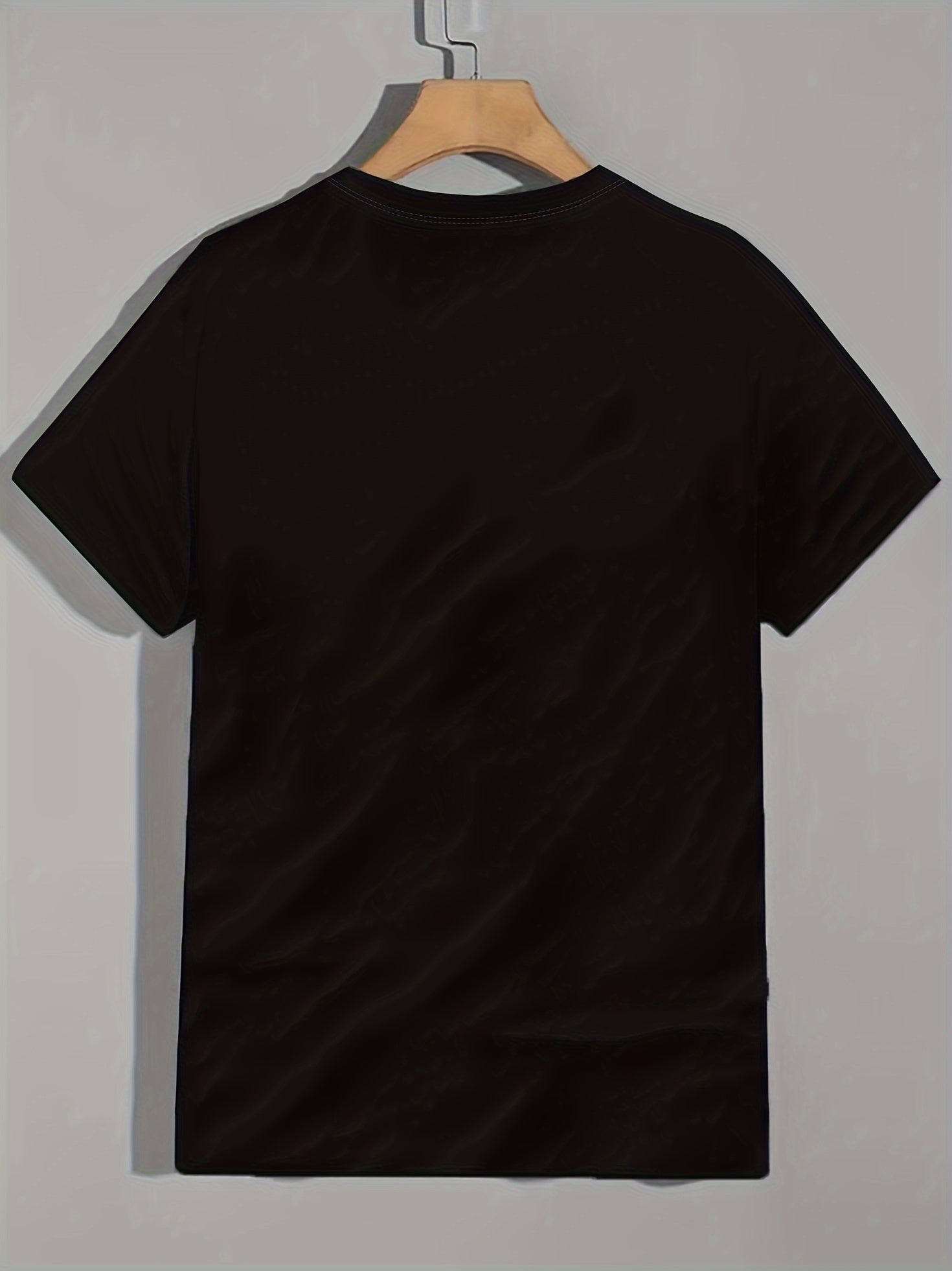 Flag Pattern Print Men's Short Sleeve T-shirt Graphic Tee