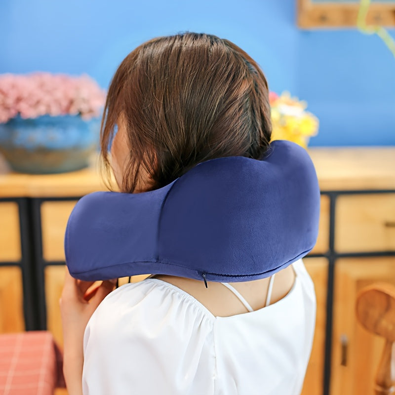 2pcs Memory Pillows Comfortable Travel Neck Pillow U shaped Pillow