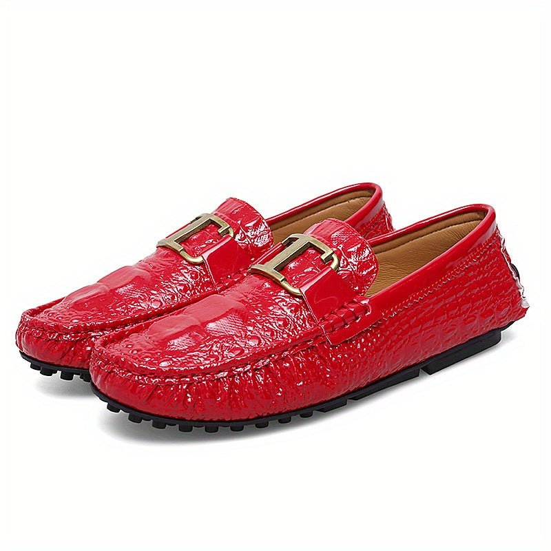 Men's Slip-On Loafers Casual PU Shoes
