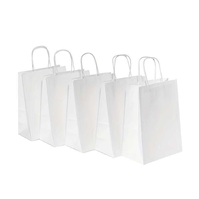 12 Medium Gift Bags with Handles Bulk - Retail Bags Party Bags Shopping