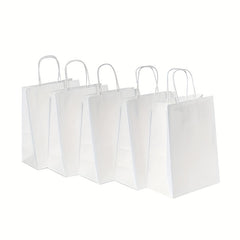 12 Medium Gift Bags with Handles Bulk - Retail Bags Party Bags Shopping
