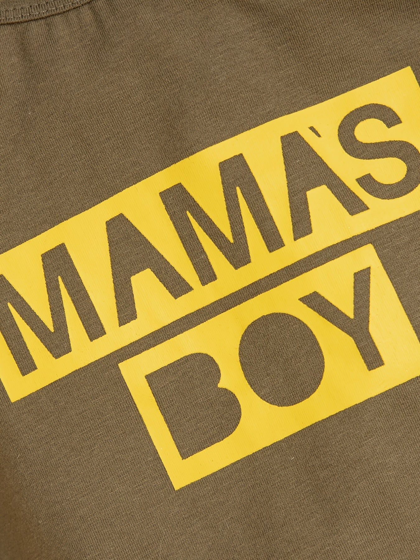 Baby Boys Casual MAMA S BOY Romper & Camouflage Pants Set