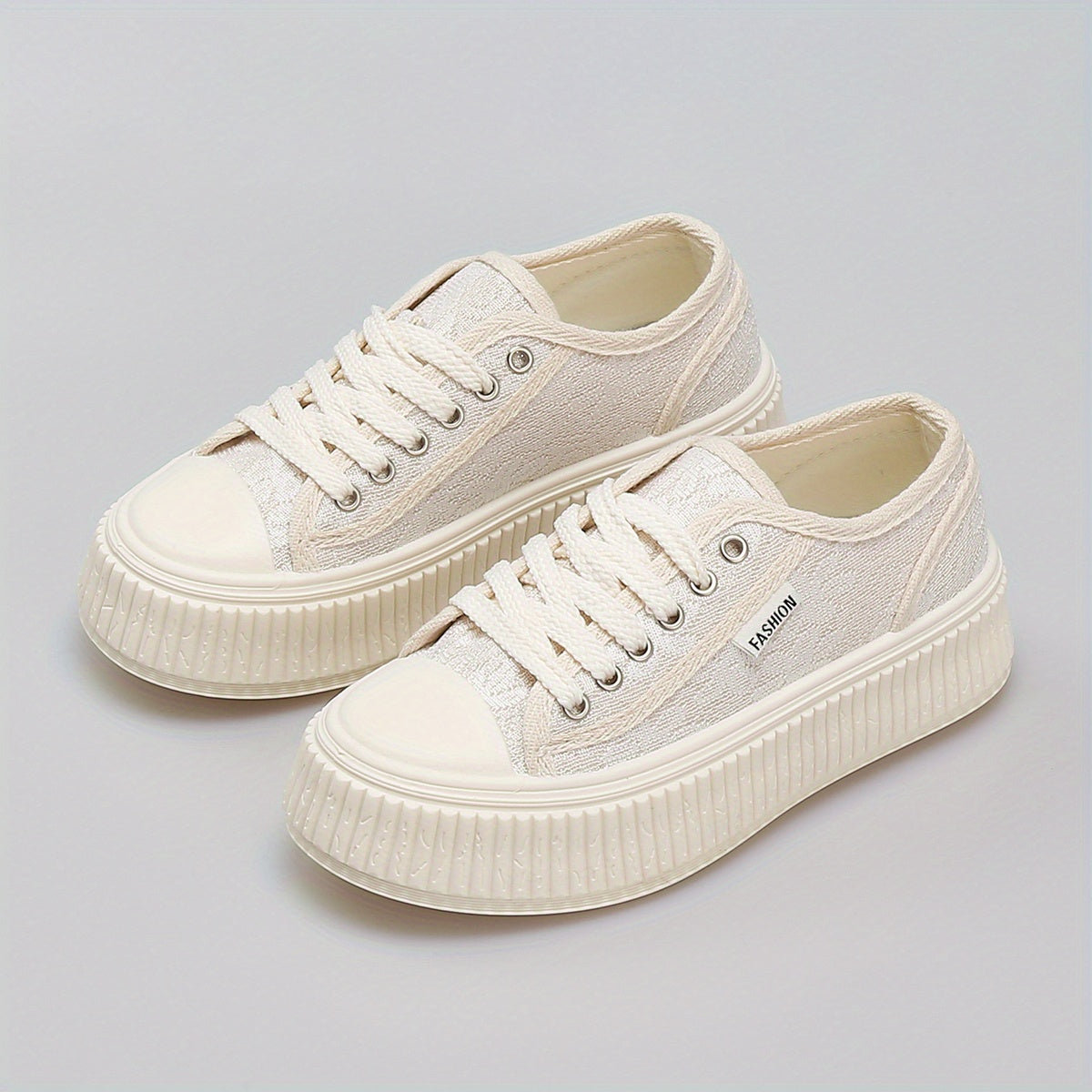 Women's Lace Up Canvas Shoes Casual Comfy Sneakers