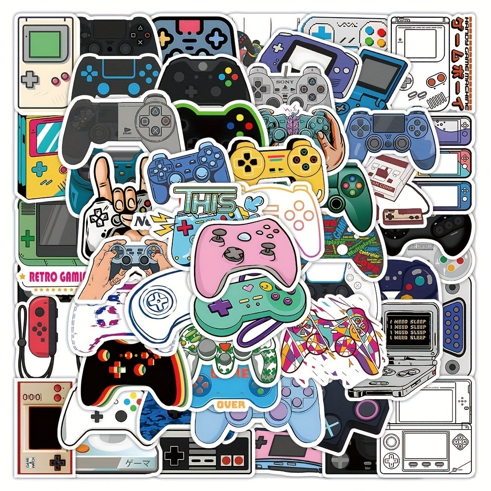 50 Game Controller Series Waterproof Stickers DIY Creative Toys