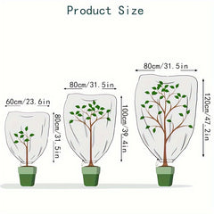Outdoor Plant Cold Cover Reusable Frost Cover Christmas Tree Protector