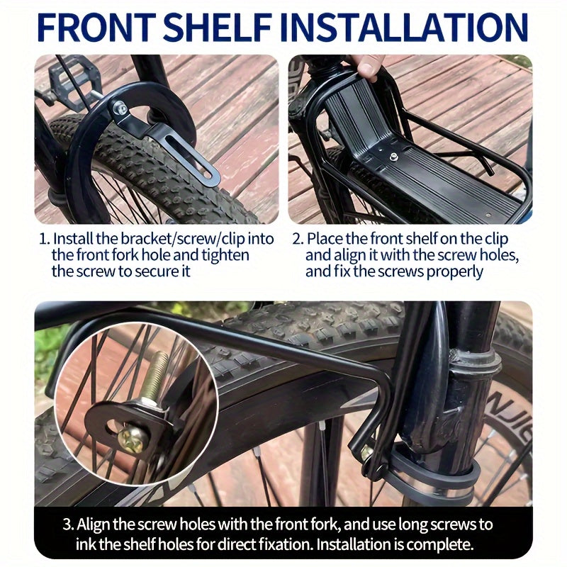 Aluminum Front Load Rack for Mountain Bike