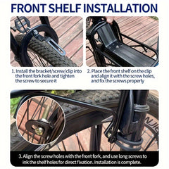 Aluminum Front Load Rack for Mountain Bike