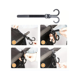 Adjustable Stroller Accessories Traveling Hanging Pushchair Hanger