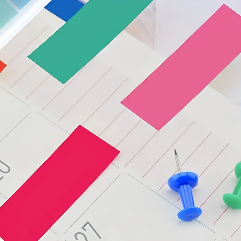 100 Colorful Translucent Sticky Notes Pet Index Stickers