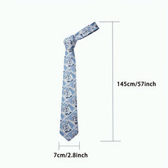 Cartoon Characters Jacquard Hand tied Tie for Men