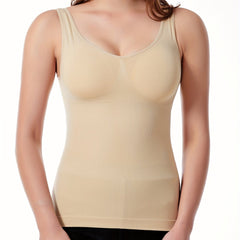 Seamless Shaping Tank Top Tummy Control Backless Slimming Underwear