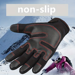 Windproof Waterproof Motorcycle Gloves Plus Velvet Touchable Screen