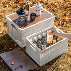 Foldable Car Trunk Storage Box for Outdoor Camping Picnics