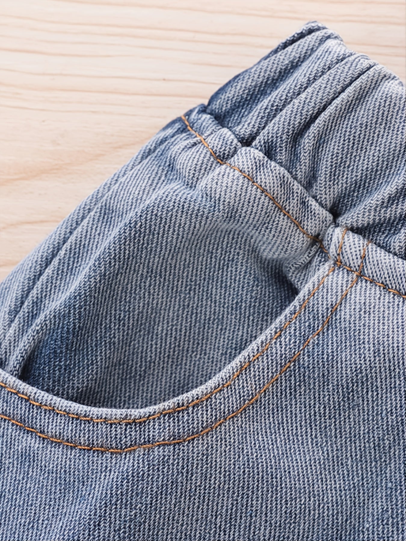 Girls Striped Denim Jeans for Autumn Winter