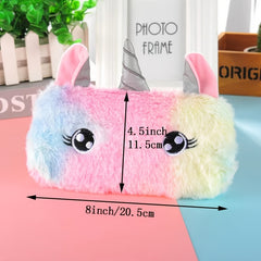 Unicorn Cosmetic Pouch Lipstick Pencil Case For Girls Student Storage Bag