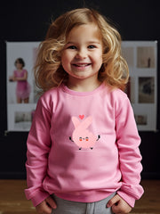 OERYUI Love Gesture Graphic Sweatshirt Kids Clothes Gift