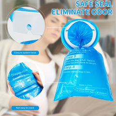 50 Disposable Vomiting Bags 1000ml for Car Travel & Camping