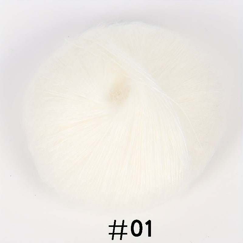 Soft Mohair Yarn for DIY Crocheting and Knitting