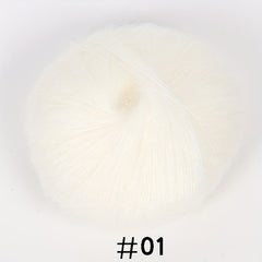 Soft Mohair Yarn for DIY Crocheting and Knitting