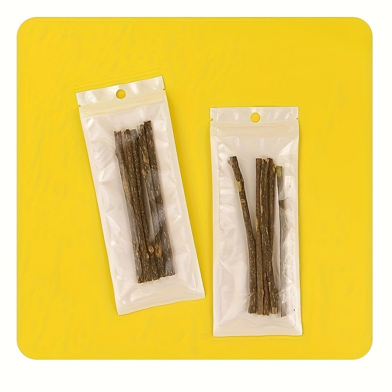 10pcs Catnip Silvervine Sticks Chew Toy for Cats Teeth Cleaning Anxiety Relief