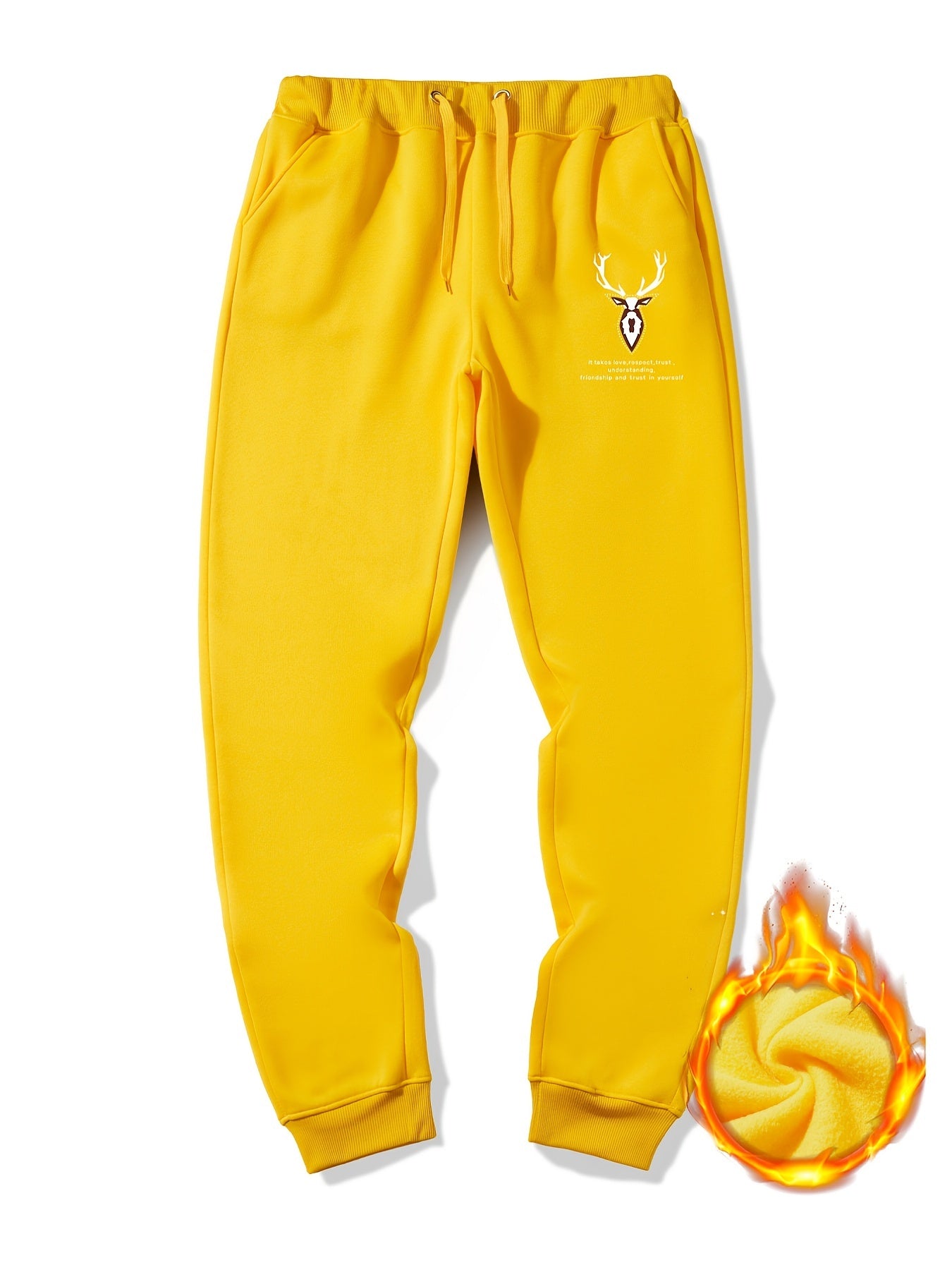 Men's Elk Sherpa Fleece Active Sweatpants