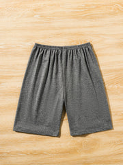 3pcs Boys Comfortable Casual Shorts Elastic Waist for Summer Outdoor