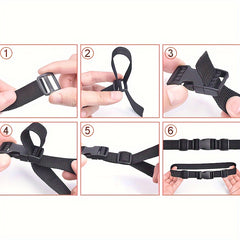 6pcs Quick Release Buckle Adjustable Plastic Clip Snap Replacement