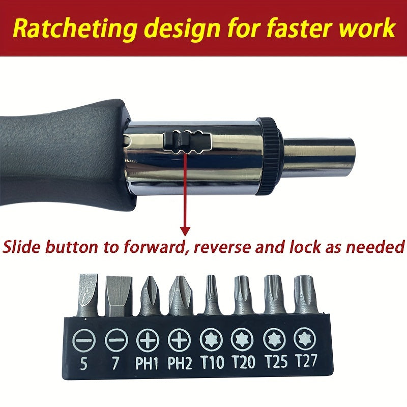 32 cm Heavy Duty Ratchet Screwdriver Tool