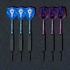 6pcs Professional Metal Tip Darts Set with Extras