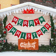Felt Merry Christmas Banner Christmas Decor Banner