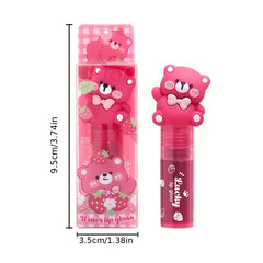 Water Mirror Lip Glaze Little Pink Bear Moisturizing Lip Gloss
