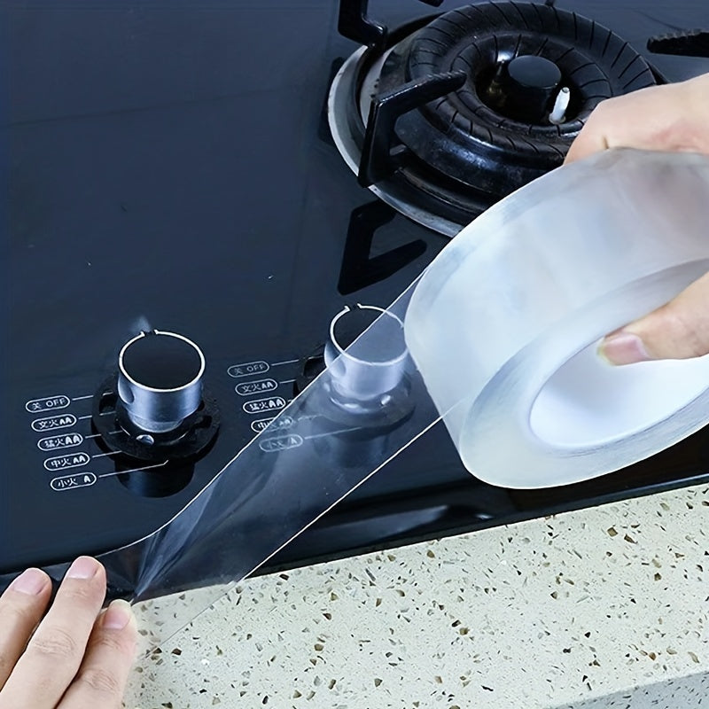 Self Adhesive Caulk Strip for Countertop Sink Bathroom Shower Toilet - Clear