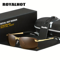 RoyalHot Metal Polarized Sunglasses for Outdoor Driving