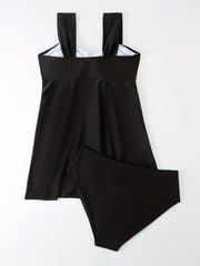 Cross Front Tankini Set