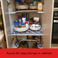 Rotating Condiment Box Kitchen Storage Organizer
